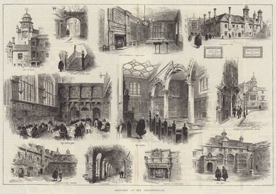 Schetsen bij de Charterhouse door Alfred Robert Quinton